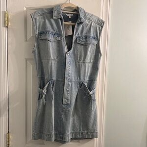TCEC Light Blue Denim Mini Dress